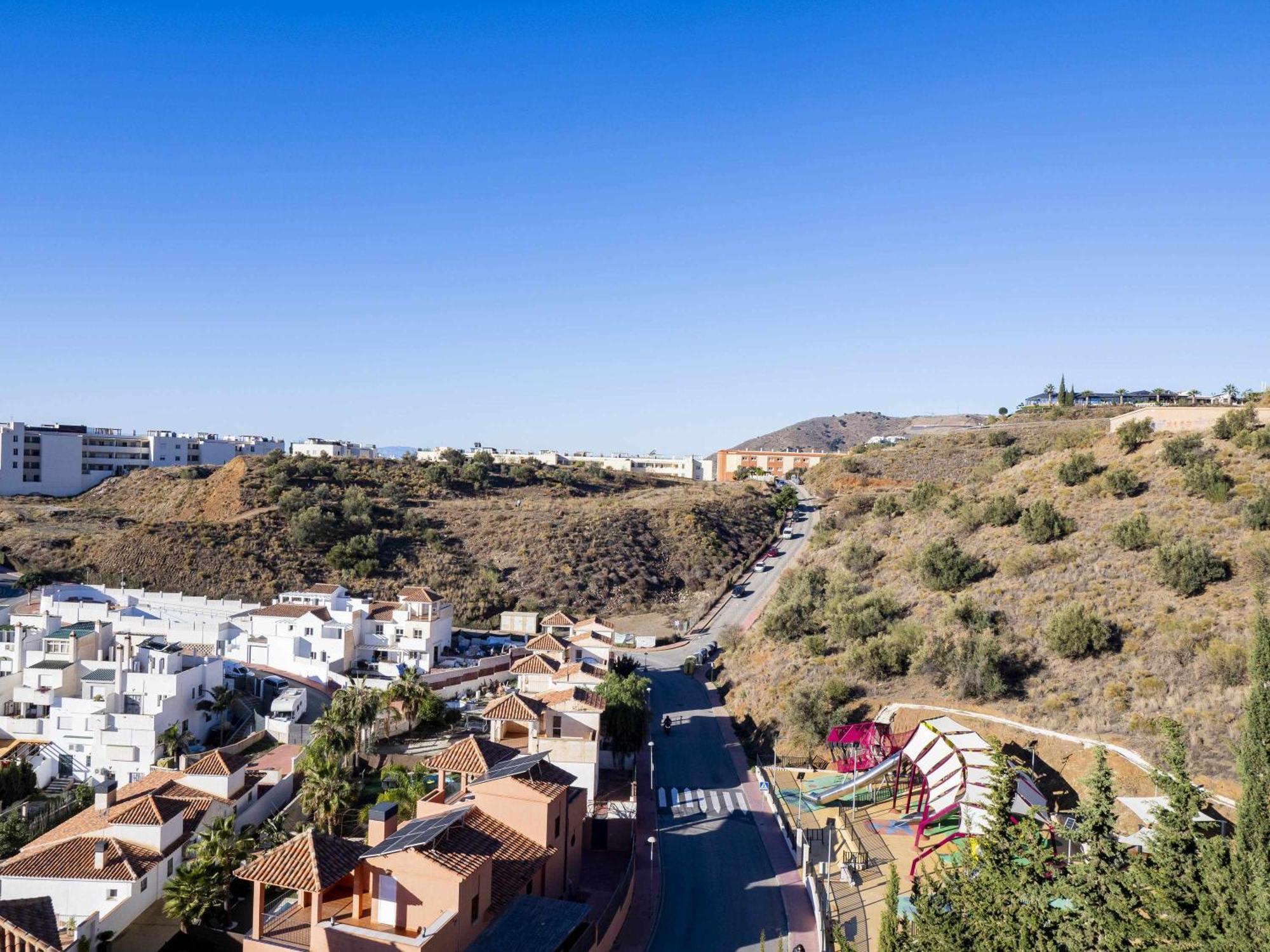 Ferienwohnung Atico Con Vistas Al Mar Piscina Y Parking Málaga Exterior foto